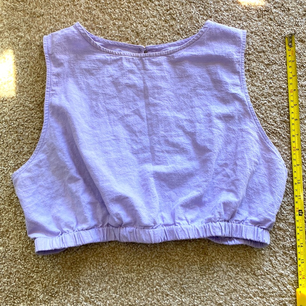 Cute Lavender Crop top